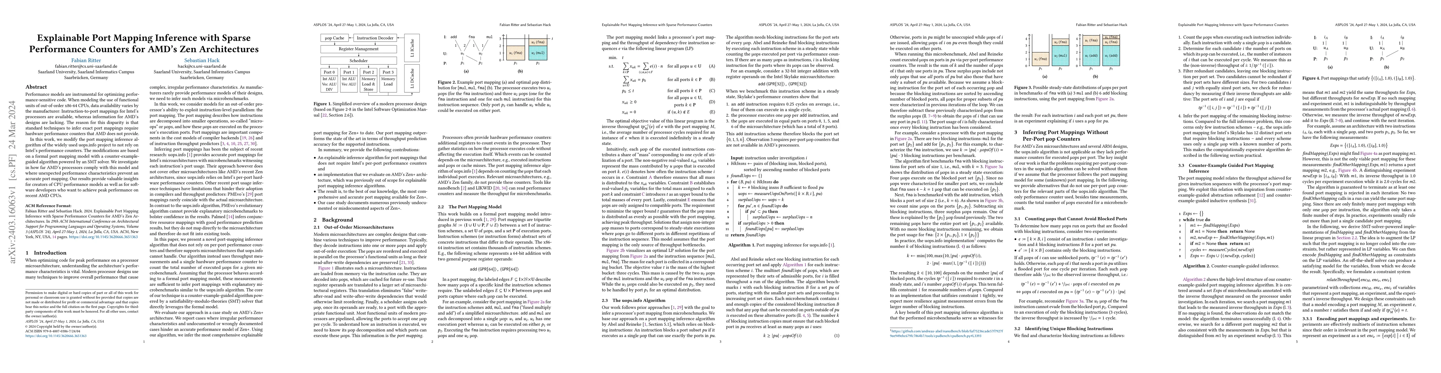 Thumbnail for Explainable Port Mapping Inference with Sparse Performance Counters for
  AMD's Zen Architectures