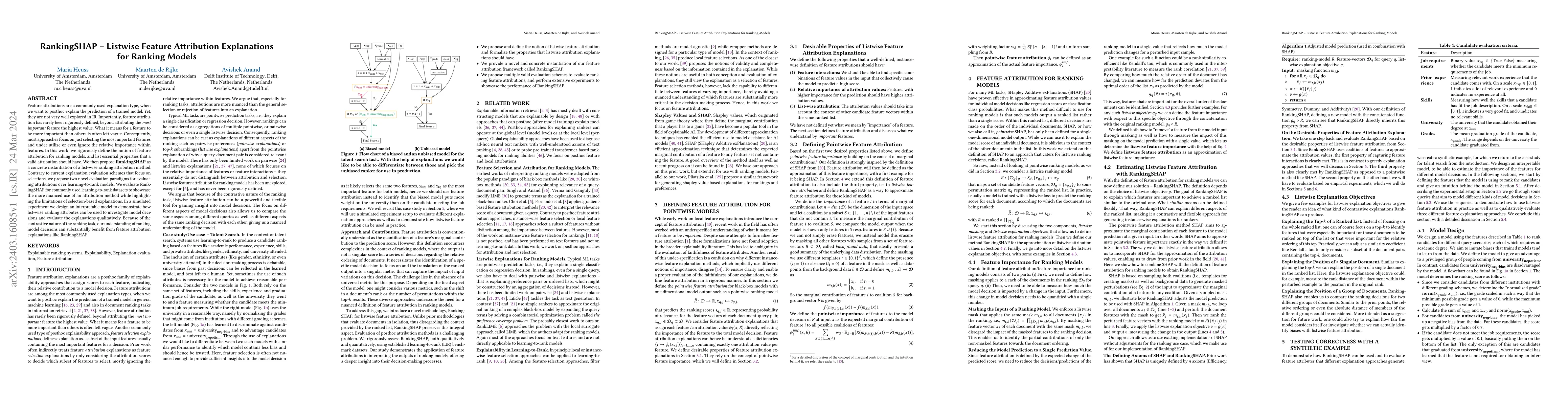 Thumbnail for RankingSHAP -- Listwise Feature Attribution Explanations for Ranking
  Models