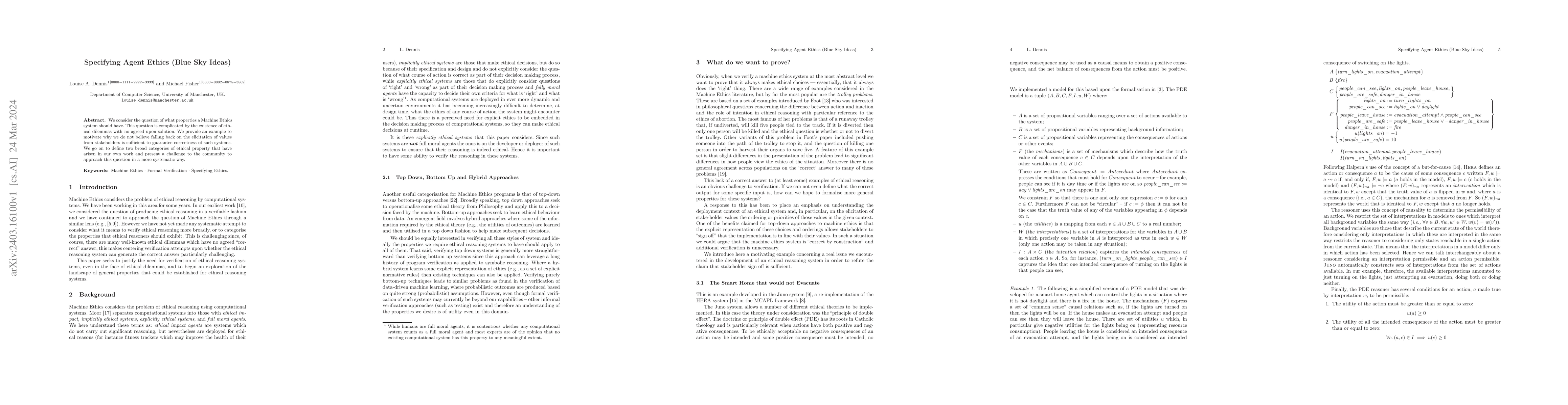 Thumbnail for Specifying Agent Ethics (Blue Sky Ideas)