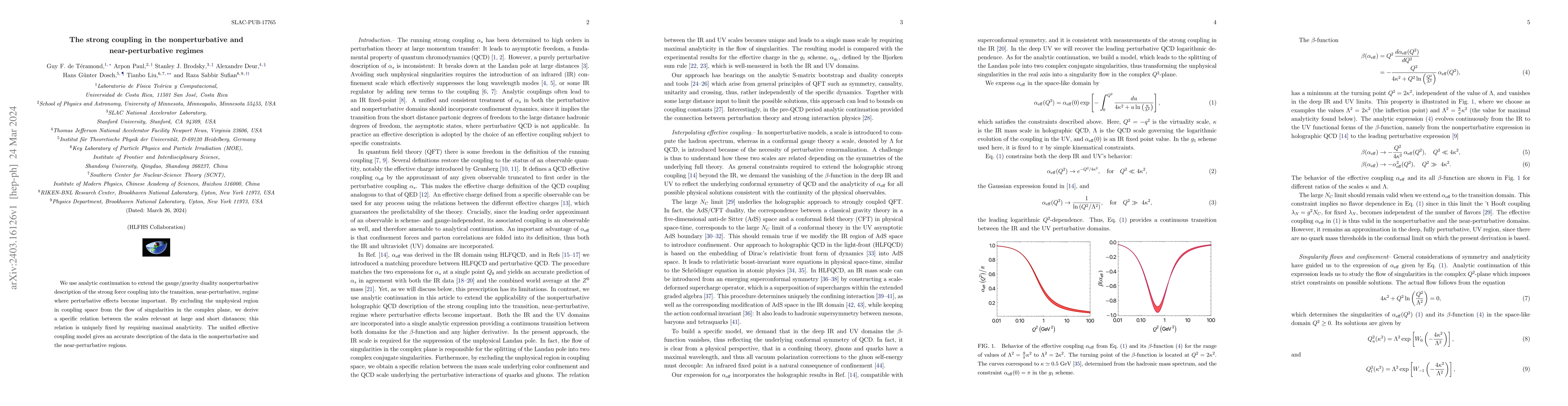 Thumbnail for The strong coupling in the nonperturbative and near-perturbative regimes