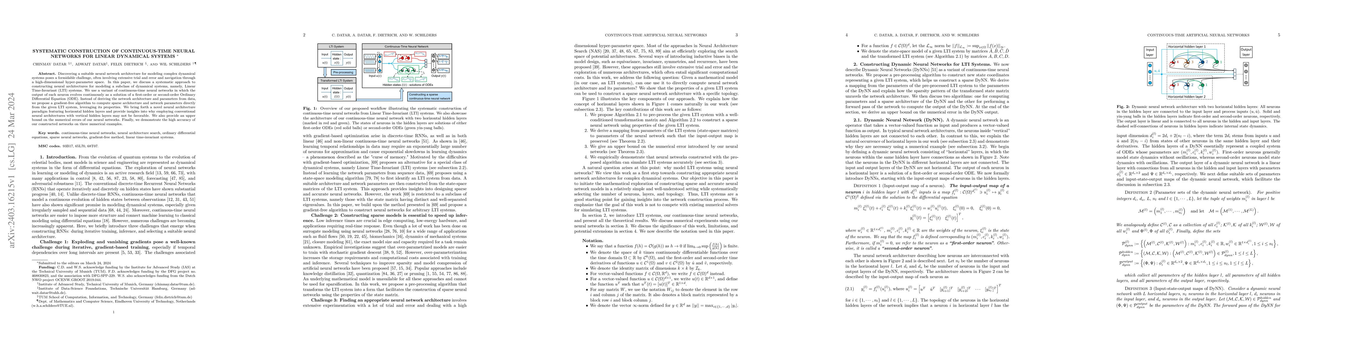 Thumbnail for Systematic construction of continuous-time neural networks for linear
  dynamical systems