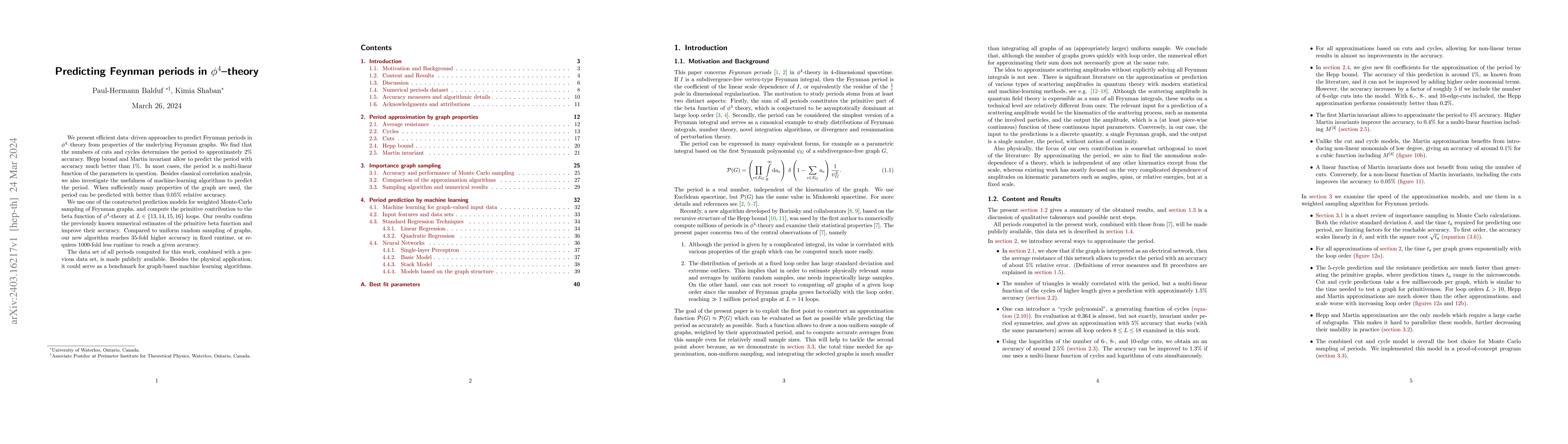 Thumbnail for Predicting Feynman periods in $\phi^4$-theory