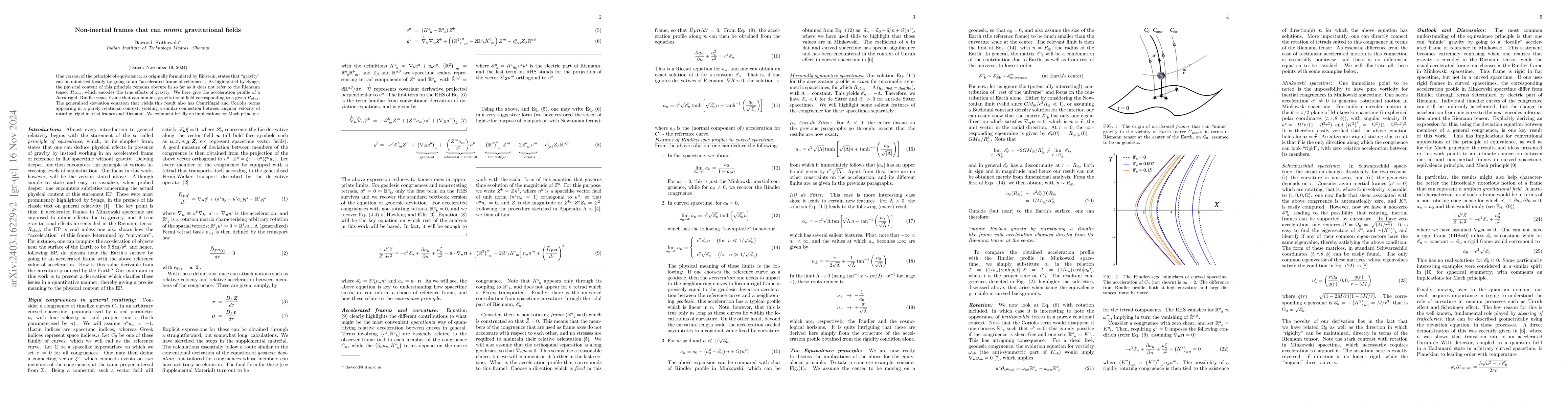 Thumbnail for Non-Inertial Rigid Frames and the Principle of Equivalence