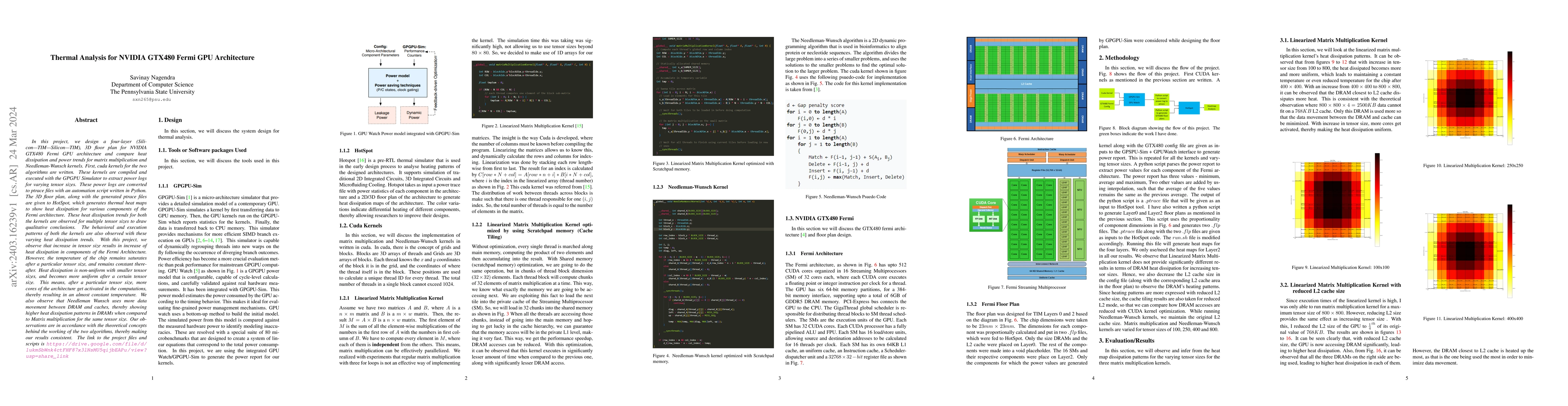 Thumbnail for Thermal Analysis for NVIDIA GTX480 Fermi GPU Architecture