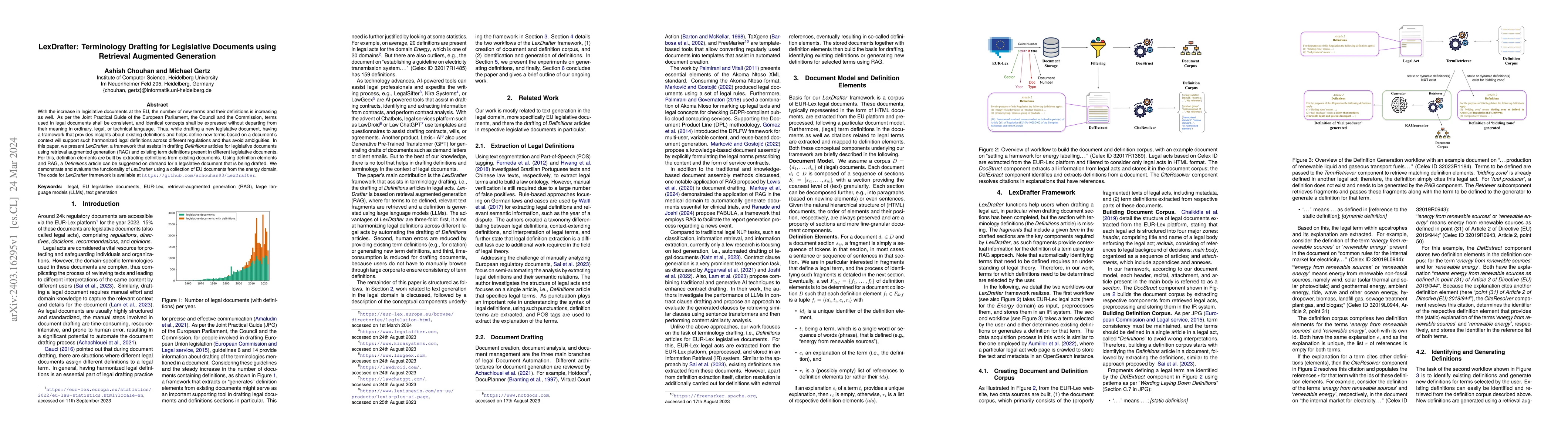 Thumbnail for LexDrafter: Terminology Drafting for Legislative Documents using
  Retrieval Augmented Generation