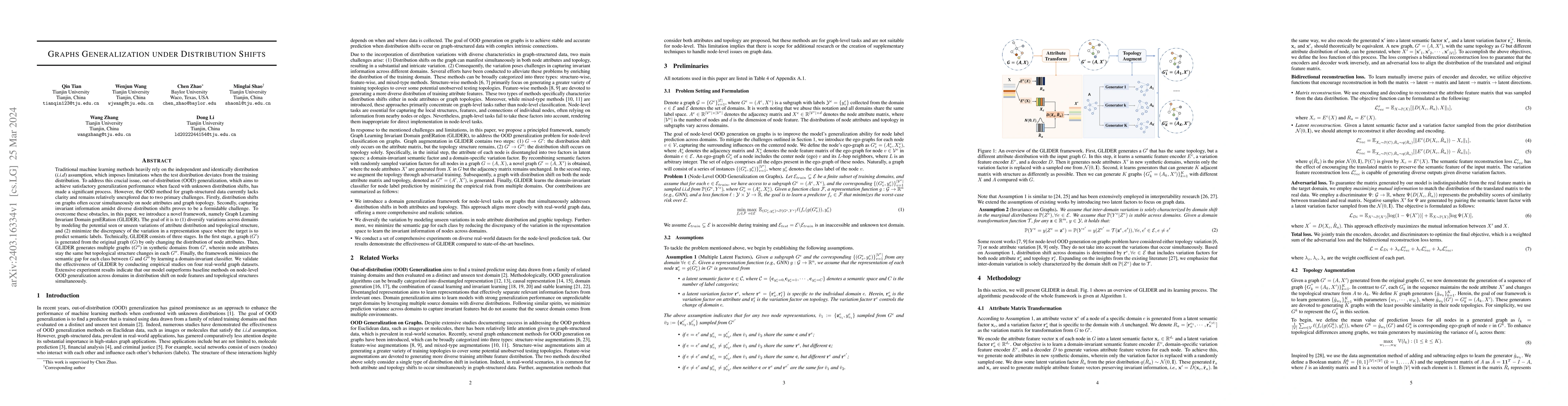 Thumbnail for Graphs Generalization under Distribution Shifts