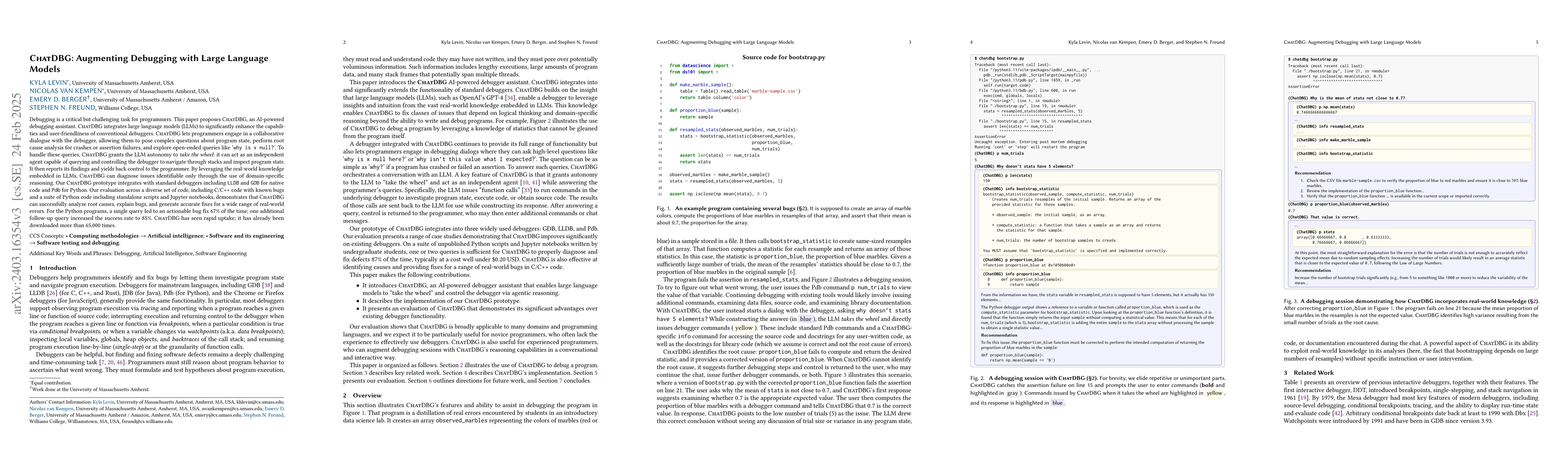 Thumbnail for ChatDBG: An AI-Powered Debugging Assistant