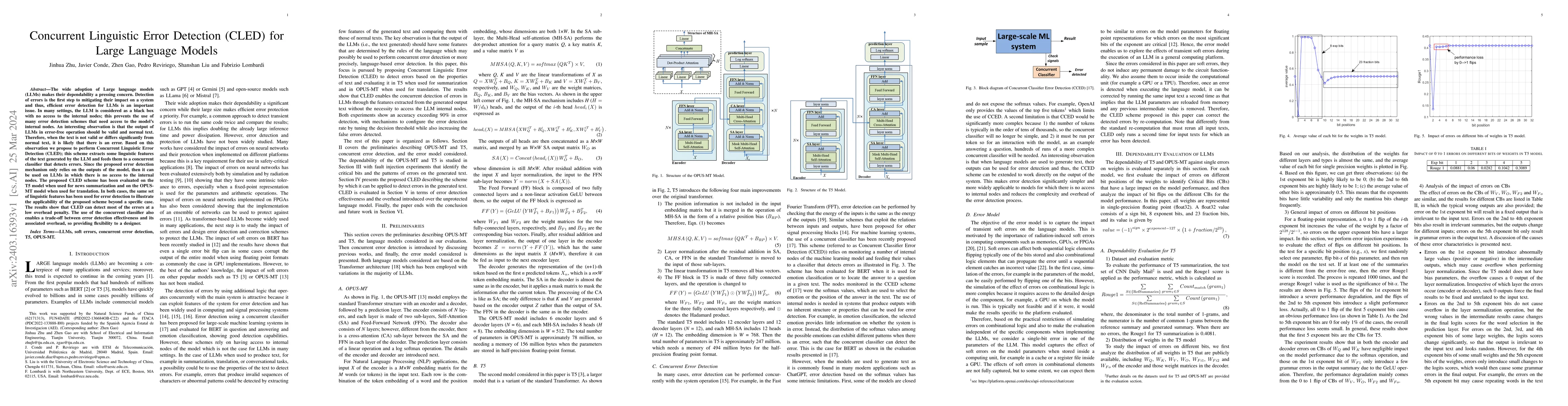 Thumbnail for Concurrent Linguistic Error Detection (CLED) for Large Language Models