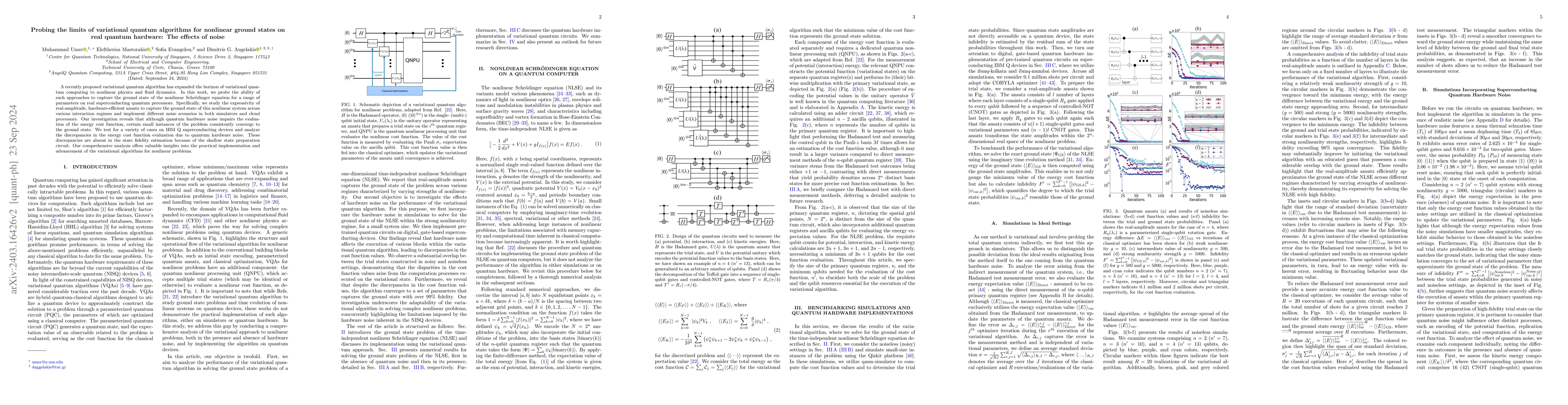 Thumbnail for Nonlinear Quantum Dynamics in Superconducting NISQ Processors
