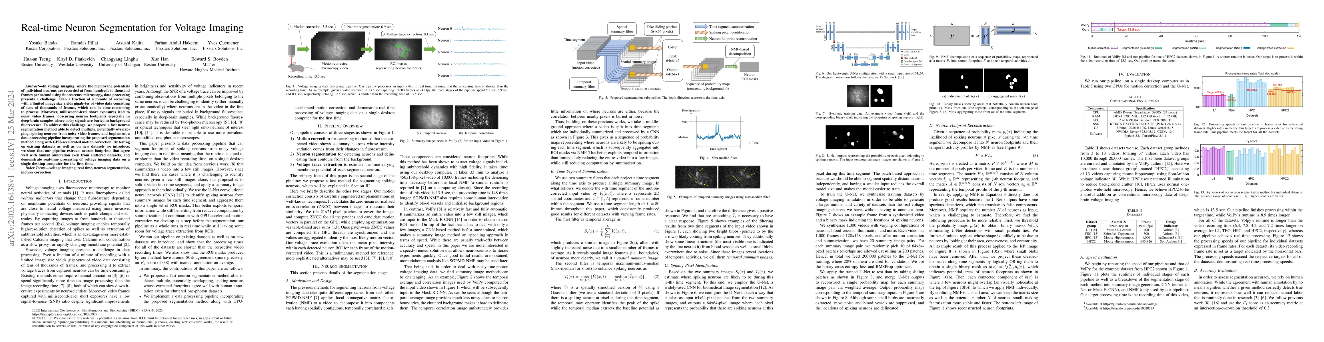 Thumbnail for Real-time Neuron Segmentation for Voltage Imaging