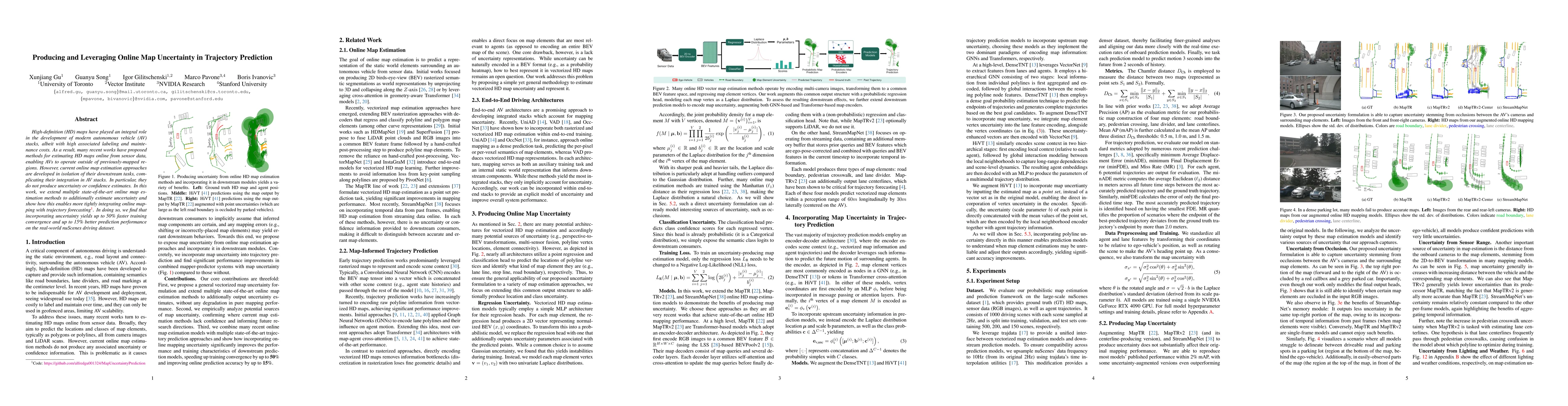 Thumbnail for Producing and Leveraging Online Map Uncertainty in Trajectory Prediction
