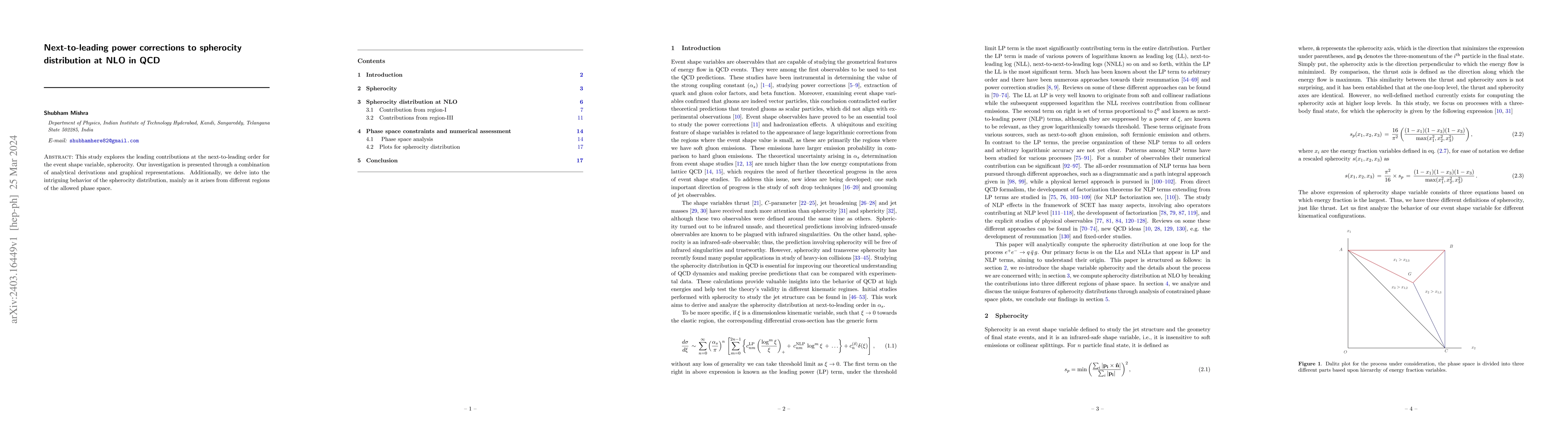 Thumbnail for Next-to-leading power corrections to spherocity distribution at NLO in
  QCD