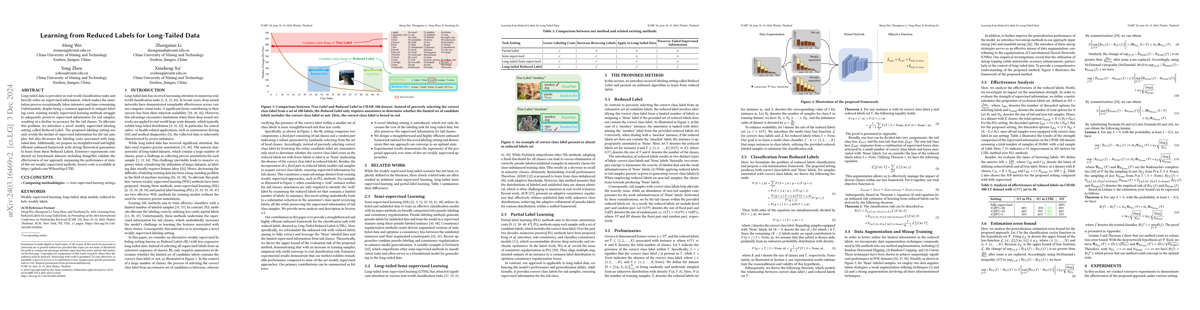 Thumbnail for Learning from Reduced Labels for Long-Tailed Data