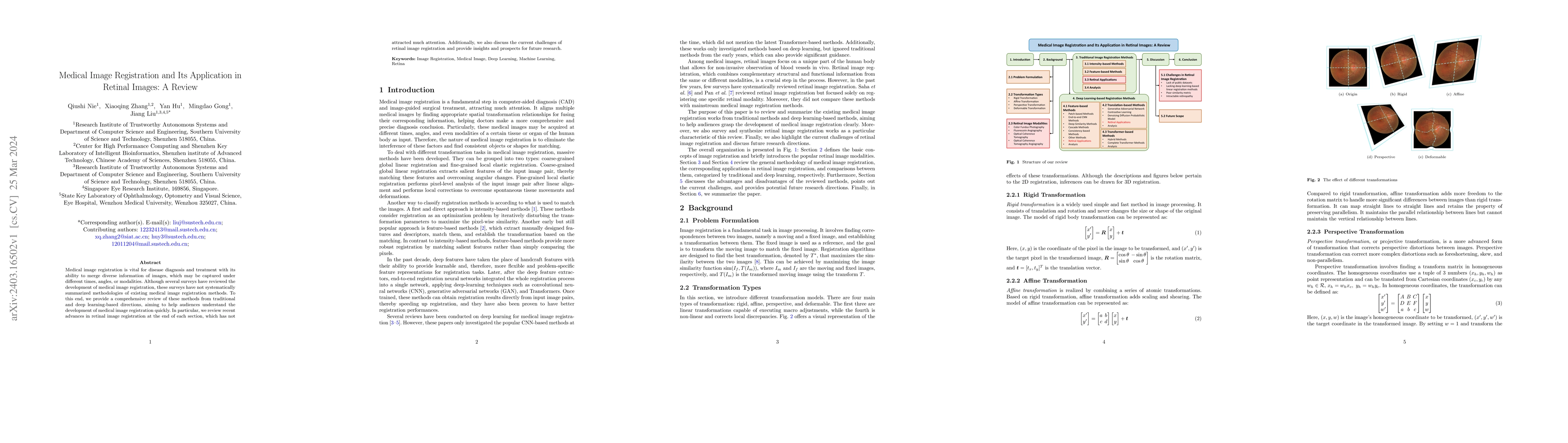 Thumbnail for Medical Image Registration and Its Application in Retinal Images: A
  Review