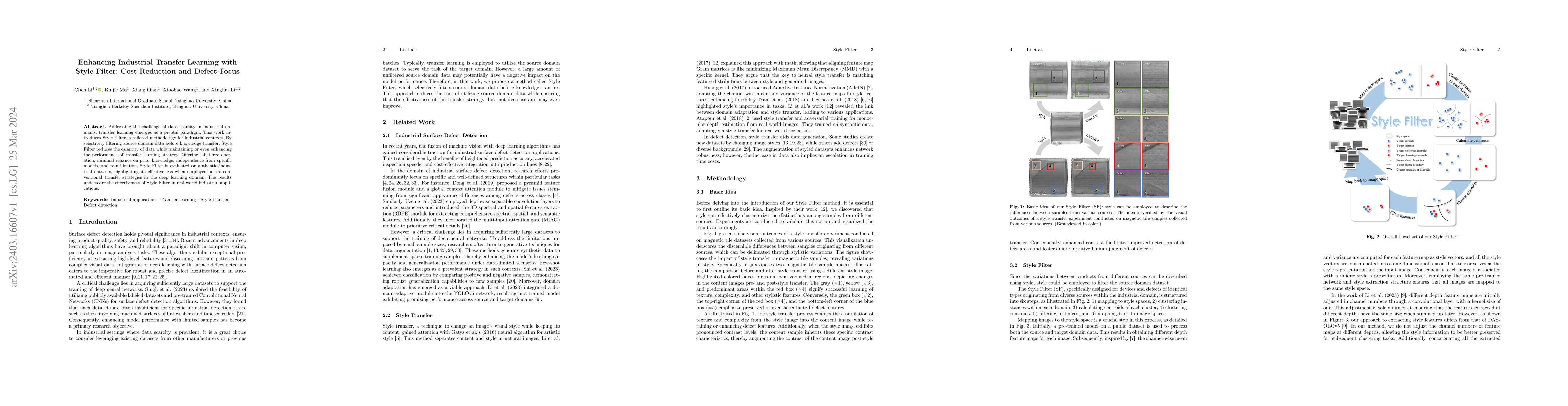 Thumbnail for Enhancing Industrial Transfer Learning with Style Filter: Cost Reduction
  and Defect-Focus