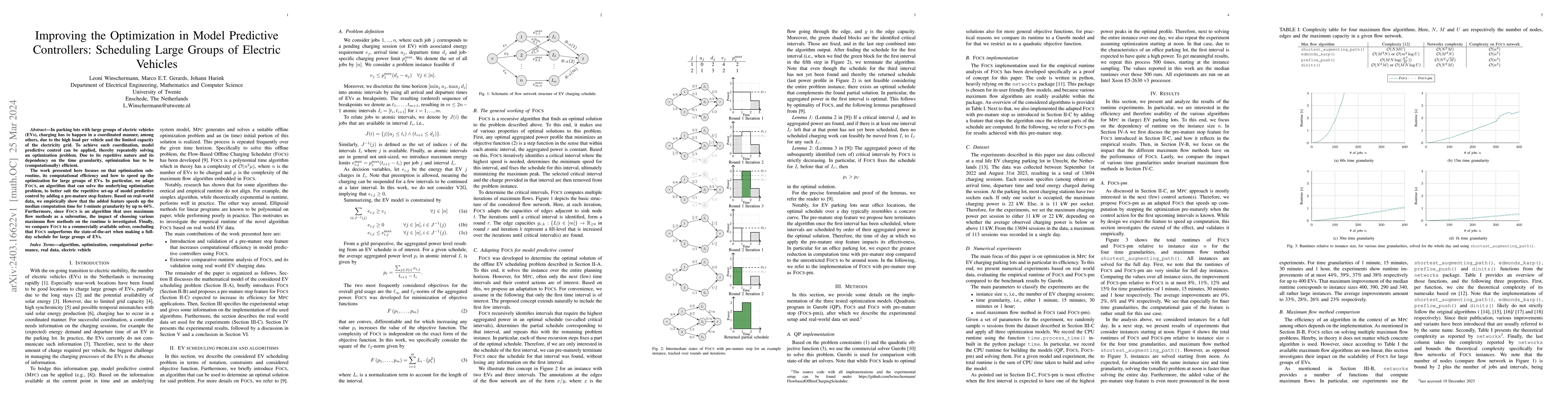 Thumbnail for Improving the Optimization in Model Predictive Controllers: Scheduling
  Large Groups of Electric Vehicles