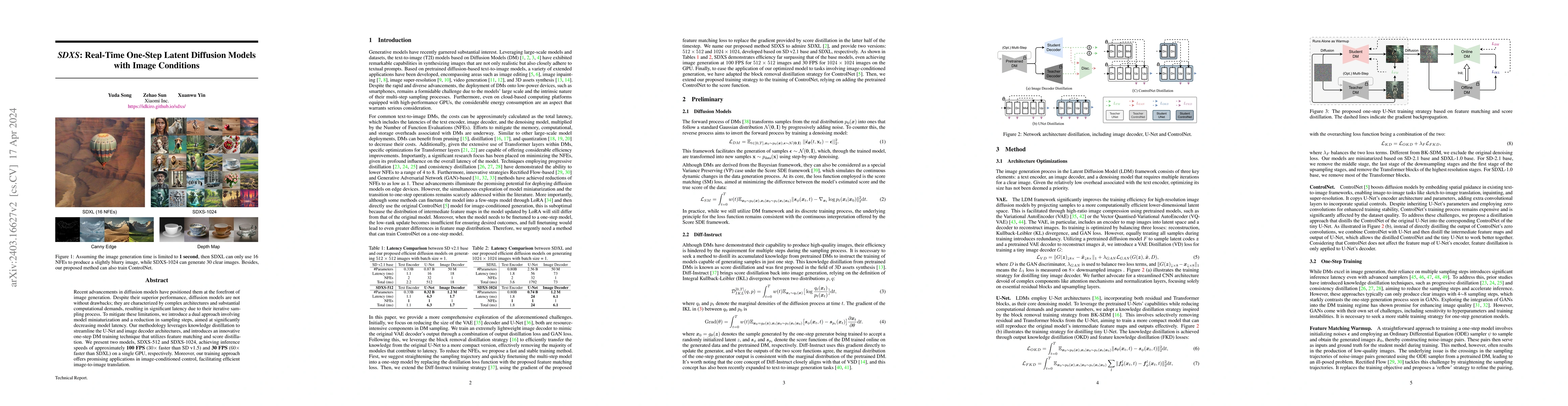 Thumbnail for SDXS: Real-Time One-Step Latent Diffusion Models with Image Conditions