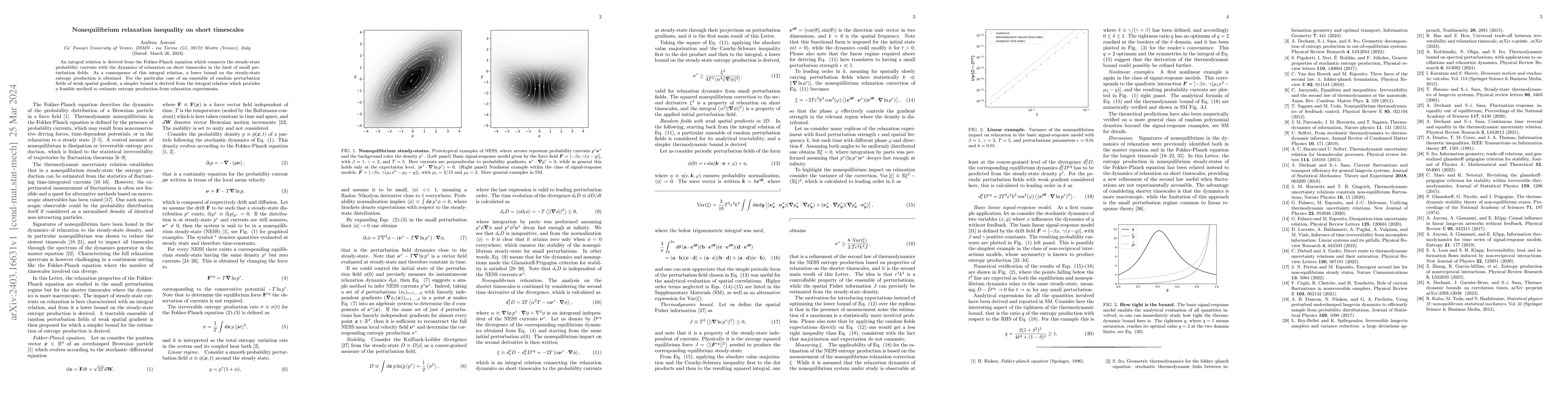 Thumbnail for Nonequilibrium relaxation inequality on short timescales