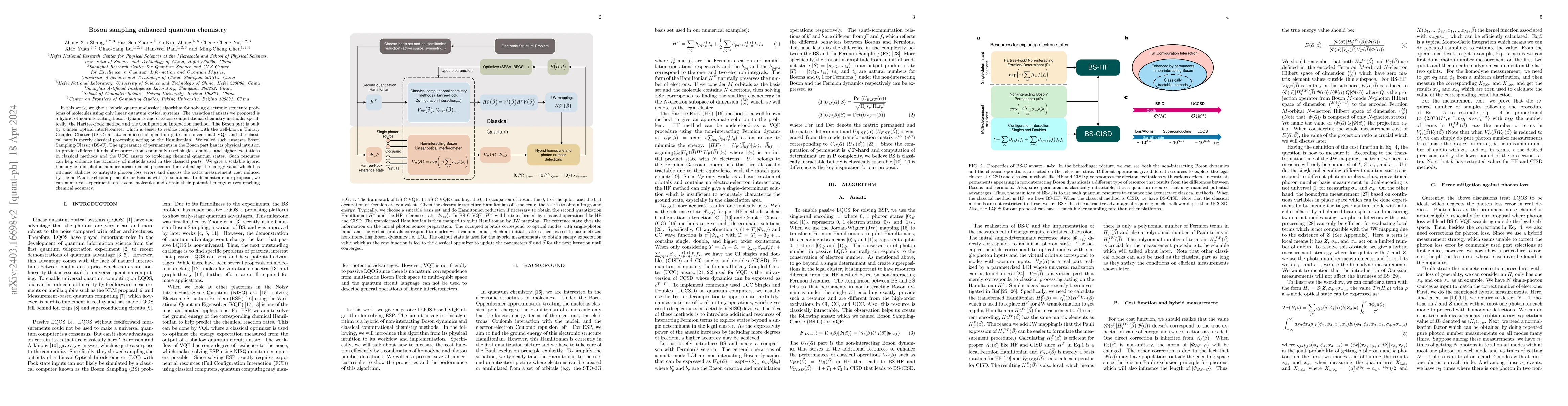 Thumbnail for Boson sampling enhanced quantum chemistry