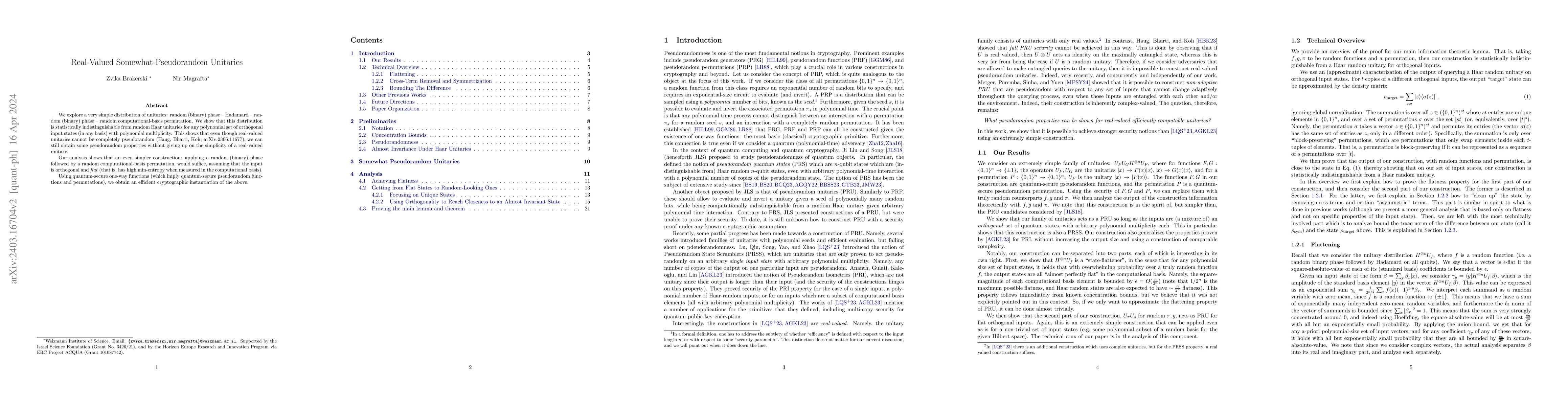 Thumbnail for Real-Valued Somewhat-Pseudorandom Unitaries