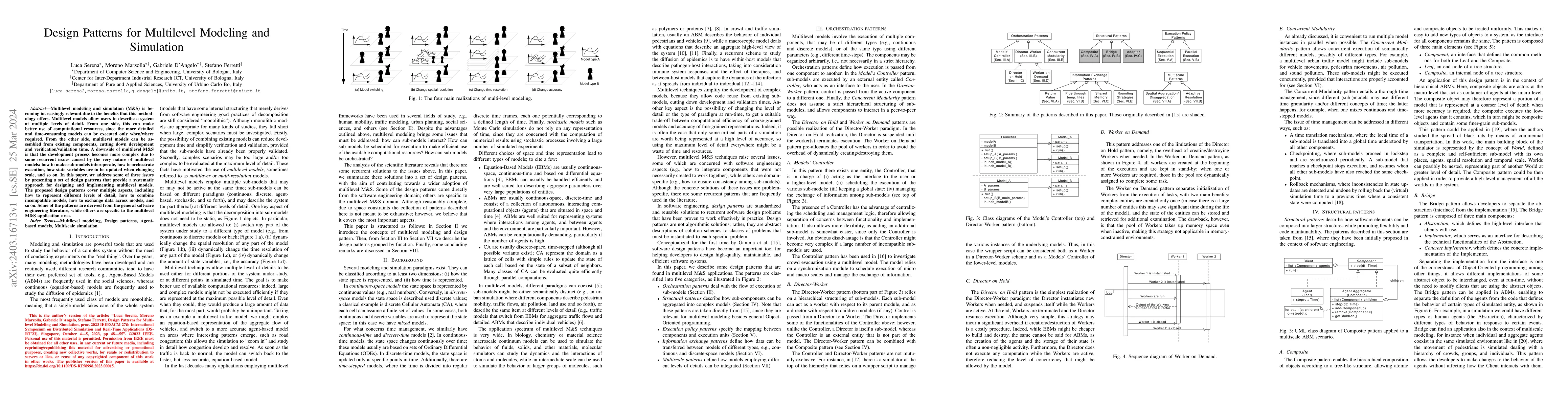Thumbnail for Design Patterns for Multilevel Modeling and Simulation