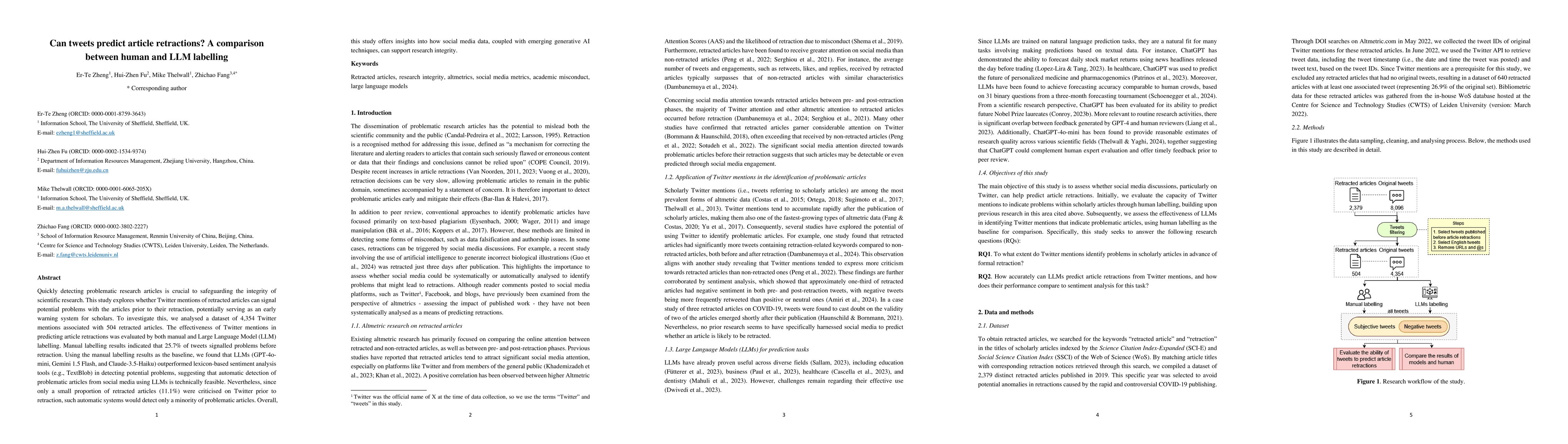 Thumbnail for Can ChatGPT predict article retraction based on Twitter mentions?