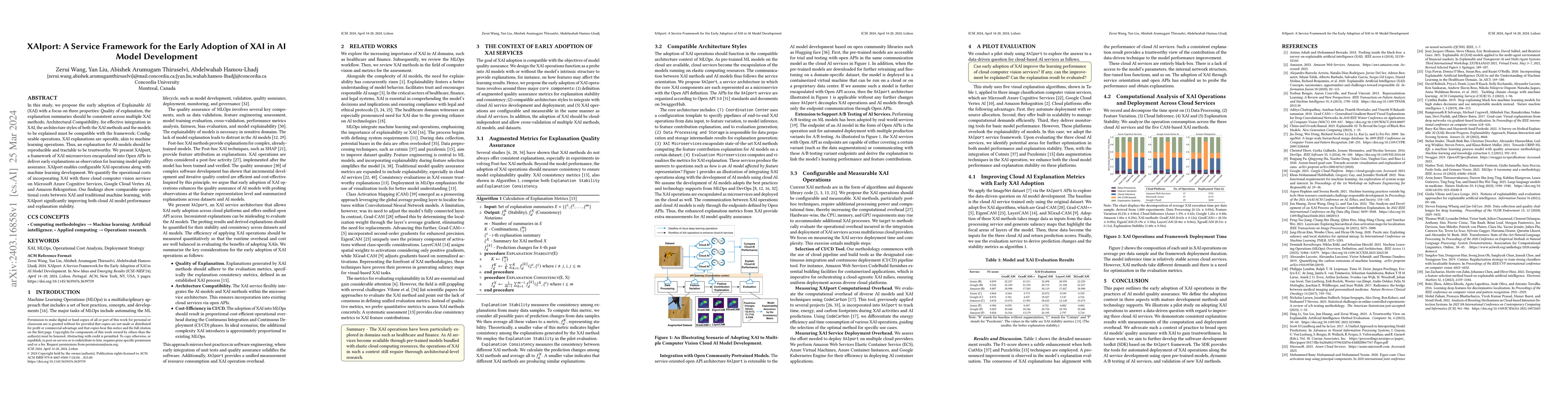 Thumbnail for XAIport: A Service Framework for the Early Adoption of XAI in AI Model
  Development
