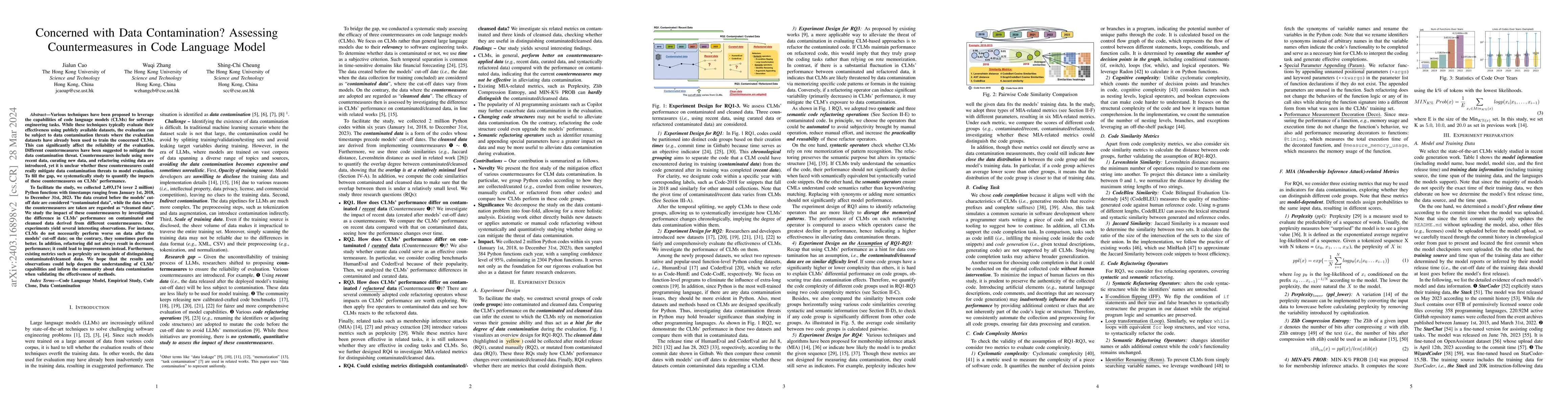 Thumbnail for Concerned with Data Contamination? Assessing Countermeasures in Code
  Language Model