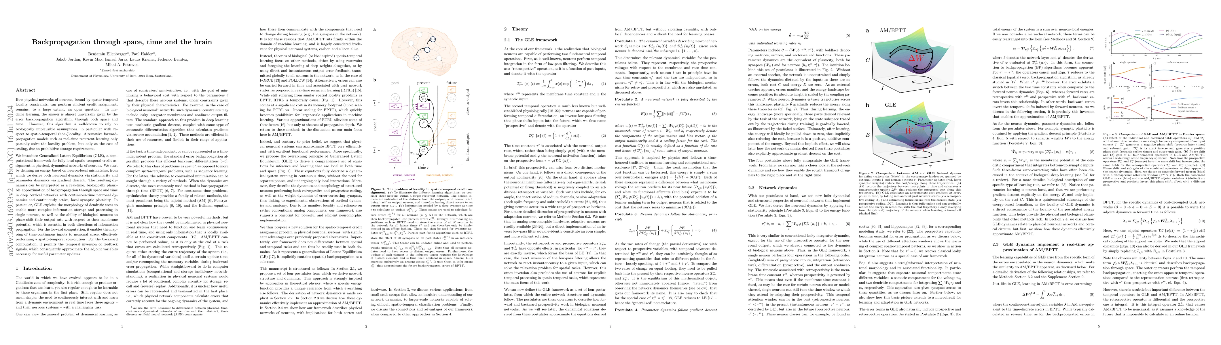 Thumbnail for Backpropagation through space, time, and the brain