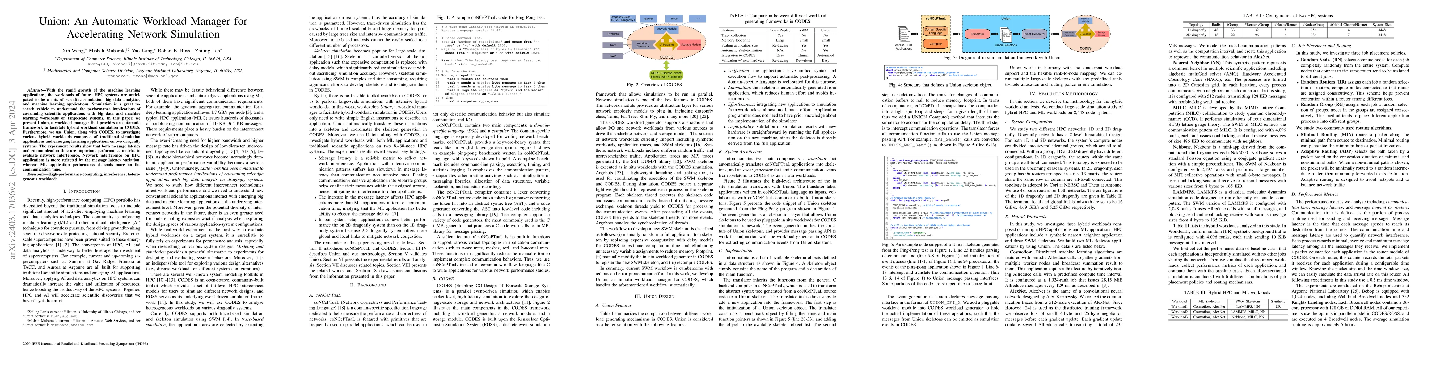 Thumbnail for Union: An Automatic Workload Manager for Accelerating Network Simulation