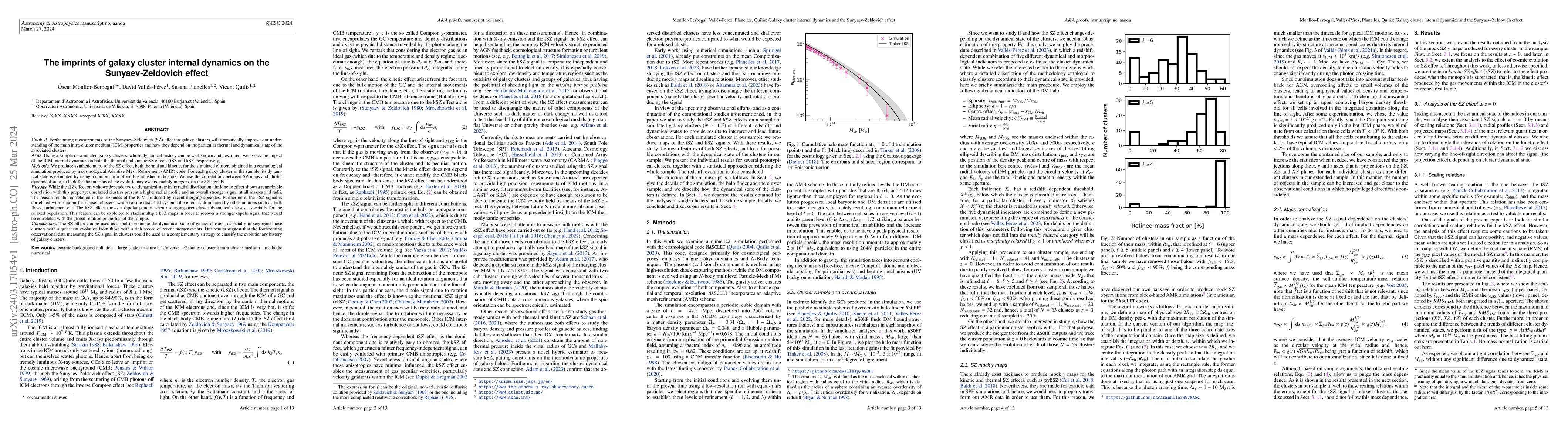 Thumbnail for The imprints of galaxy cluster internal dynamics on the
  Sunyaev-Zeldovich effect