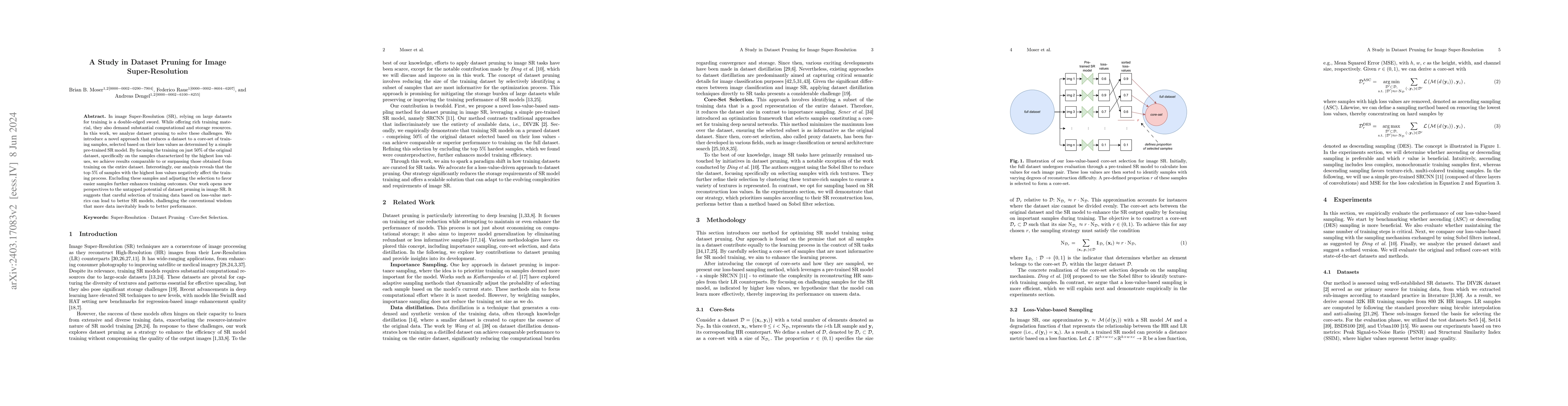 Thumbnail for A Study in Dataset Pruning for Image Super-Resolution