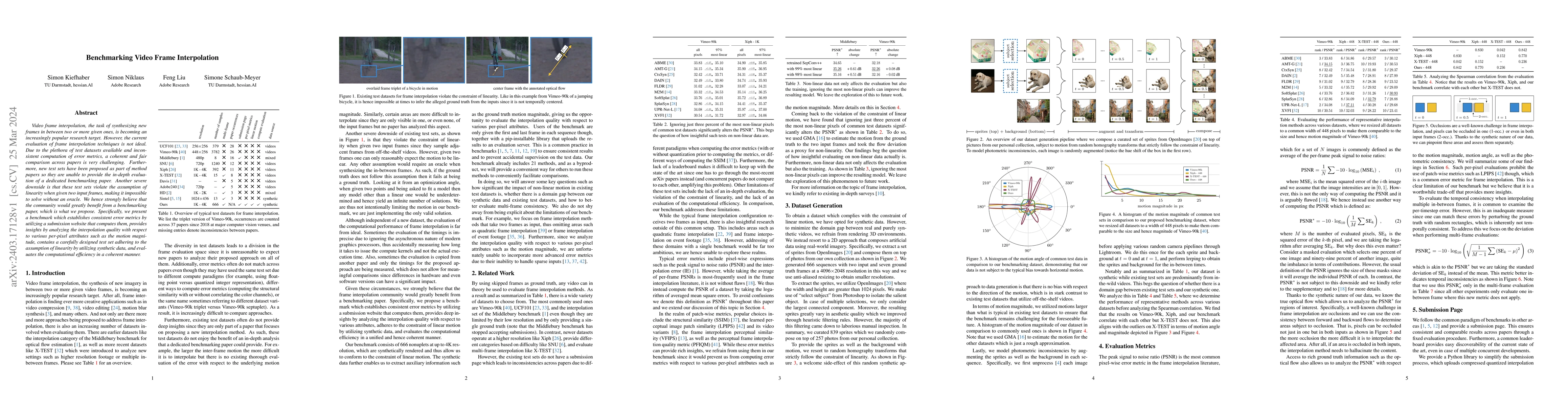 Thumbnail for Benchmarking Video Frame Interpolation