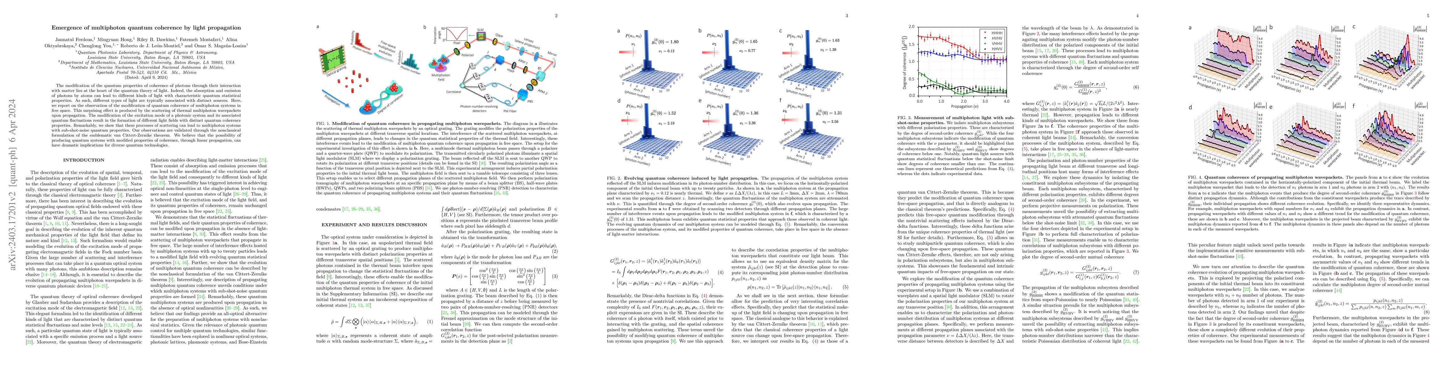 Thumbnail for Emergence of multiphoton quantum coherence by light propagation