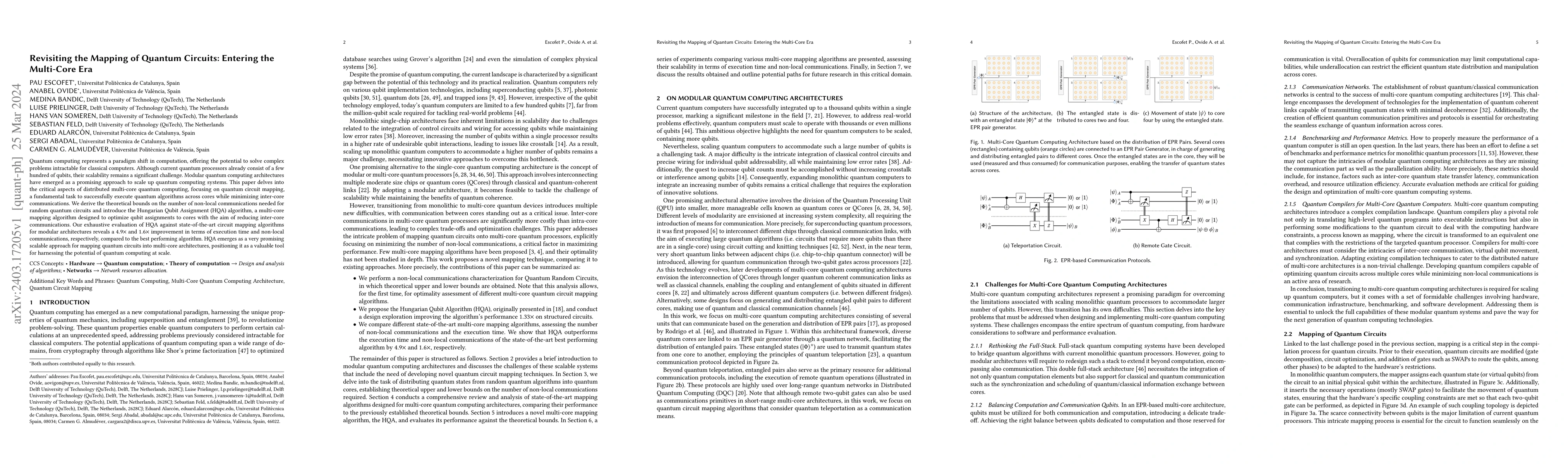 Thumbnail for Revisiting the Mapping of Quantum Circuits: Entering the Multi-Core Era
