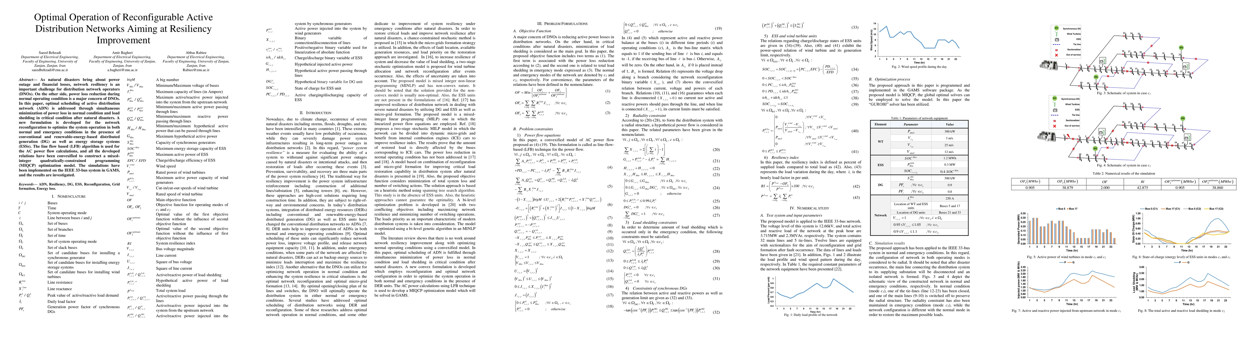 Thumbnail for Optimal Operation of Reconfigurable Active Distribution Networks Aiming
  at Resiliency Improvement