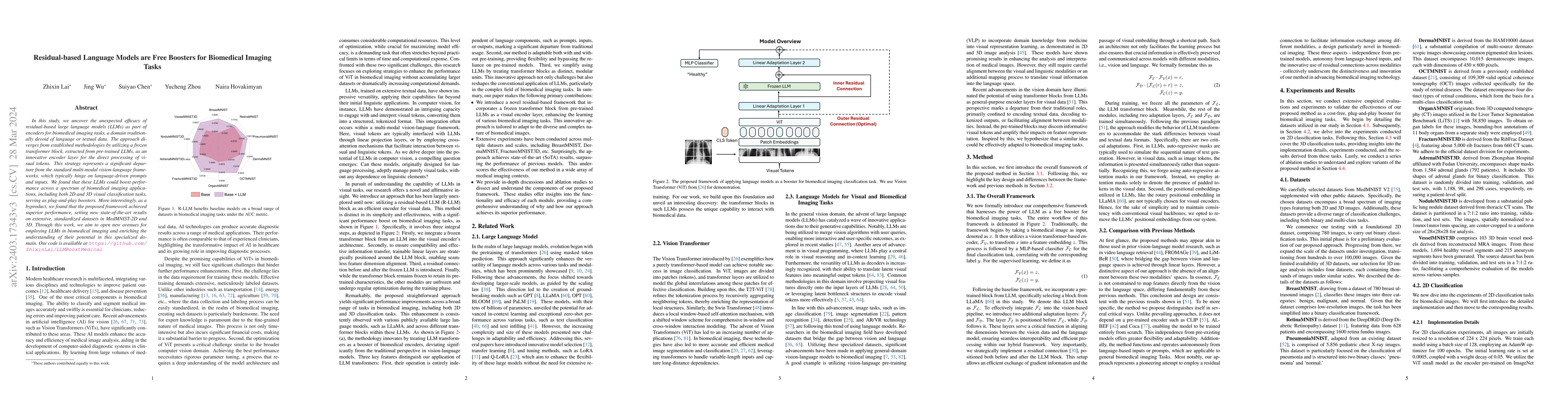 Thumbnail for Residual-based Language Models are Free Boosters for Biomedical Imaging