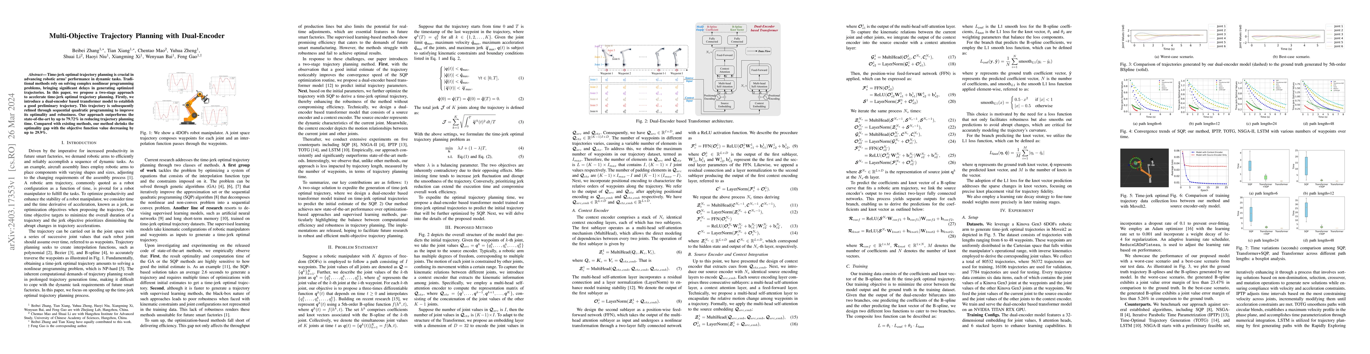 Thumbnail for Multi-Objective Trajectory Planning with Dual-Encoder