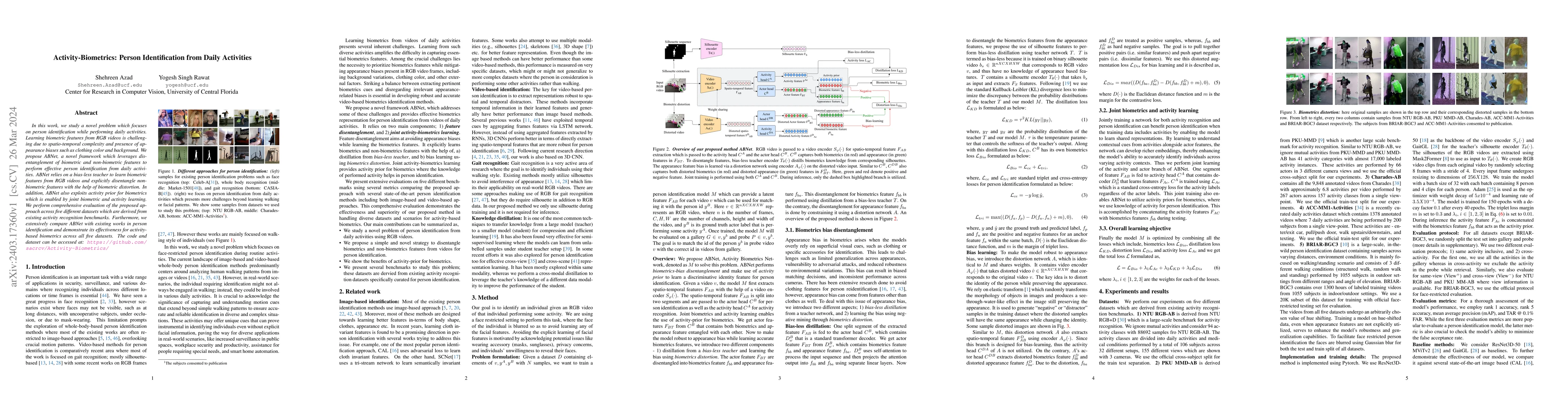 Thumbnail for Activity-Biometrics: Person Identification from Daily Activities