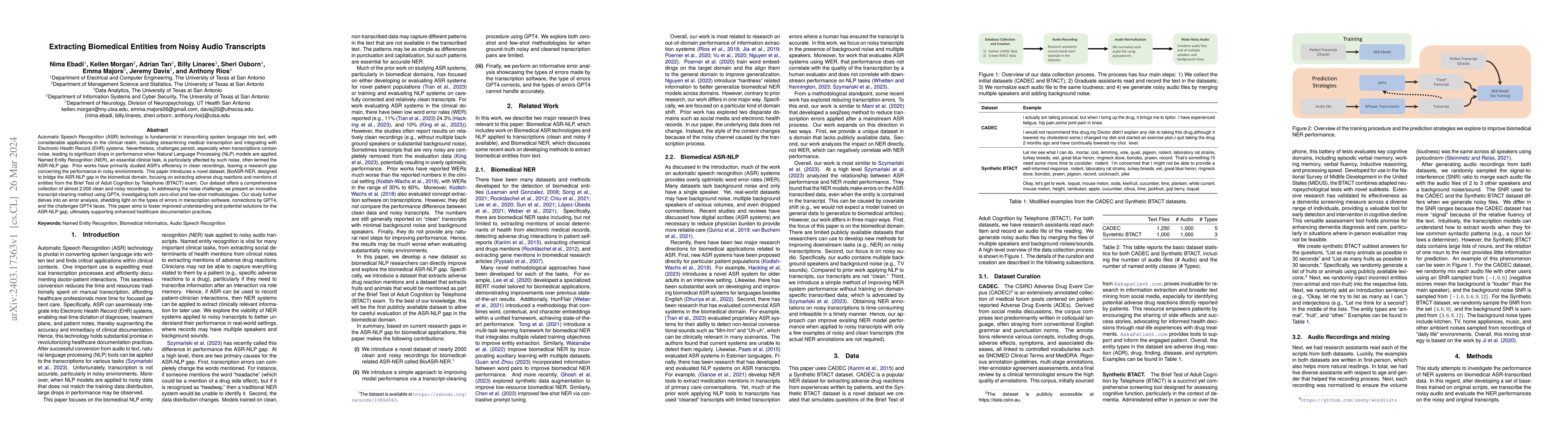 Thumbnail for Extracting Biomedical Entities from Noisy Audio Transcripts