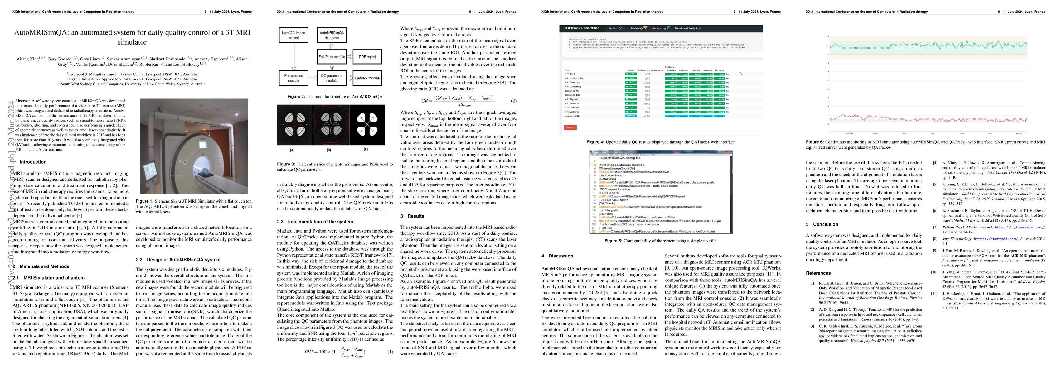 Thumbnail for AutoMRISimQA: an automated system for daily quality control of a 3T MRI
  simulator