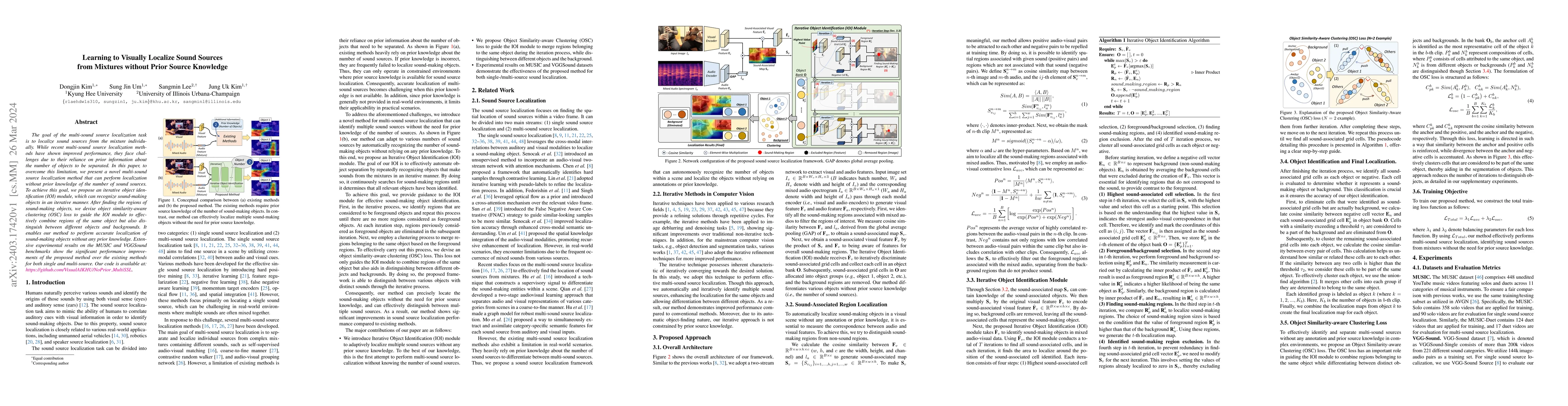 Thumbnail for Learning to Visually Localize Sound Sources from Mixtures without Prior
  Source Knowledge
