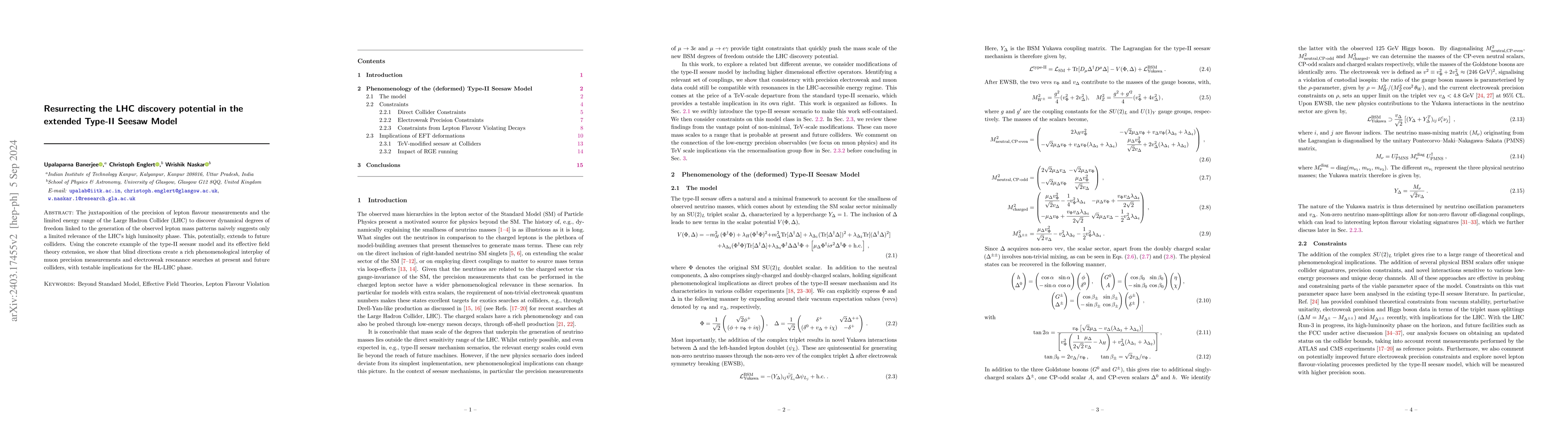 Thumbnail for TeV scale Signatures of Lepton Flavour Violation