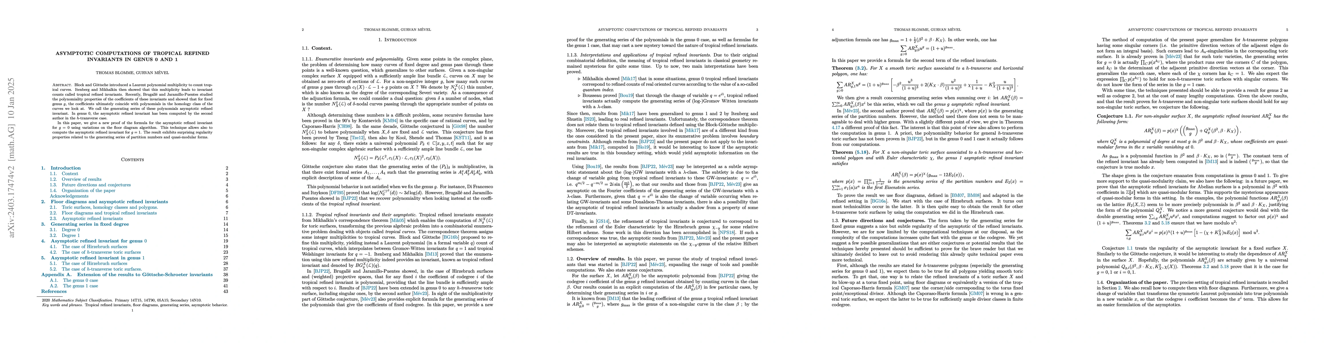 Thumbnail for Asymptotic computations of tropical refined invariants in genus 0 and 1