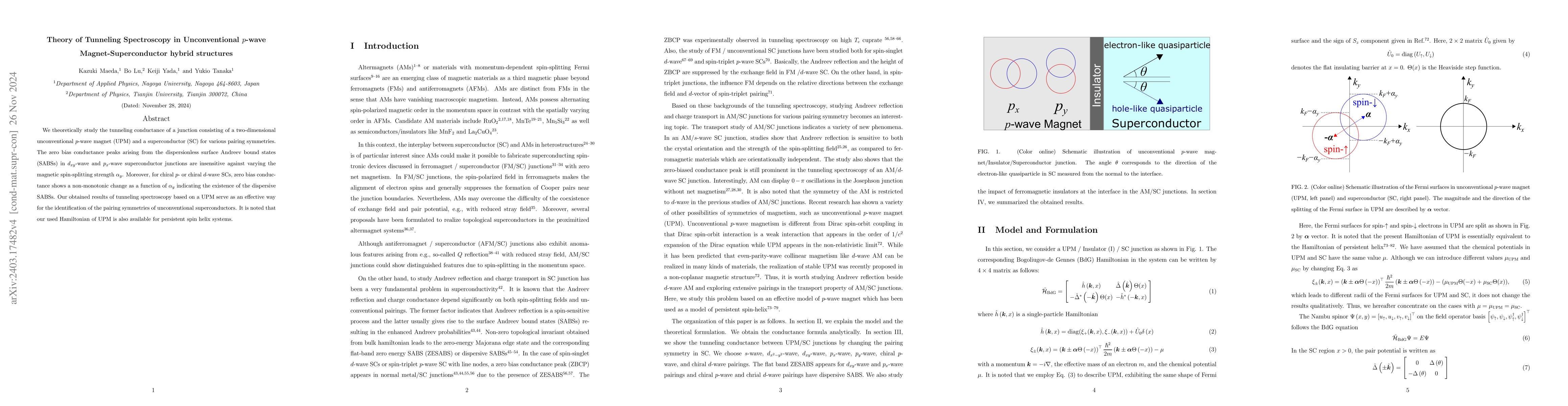 Thumbnail for Theory of tunneling spectroscopy in $p$-wave altermagnet-superconductor
  hybrid structures