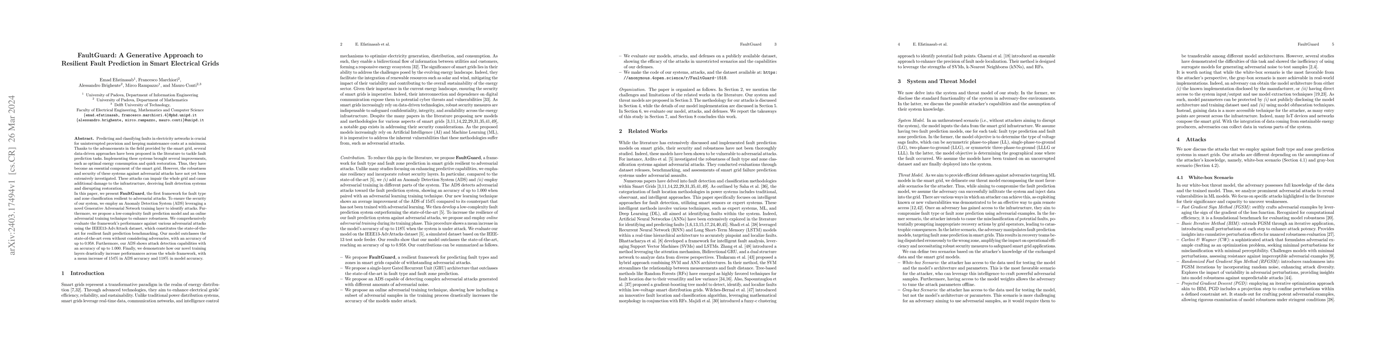 Thumbnail for FaultGuard: A Generative Approach to Resilient Fault Prediction in Smart
  Electrical Grids