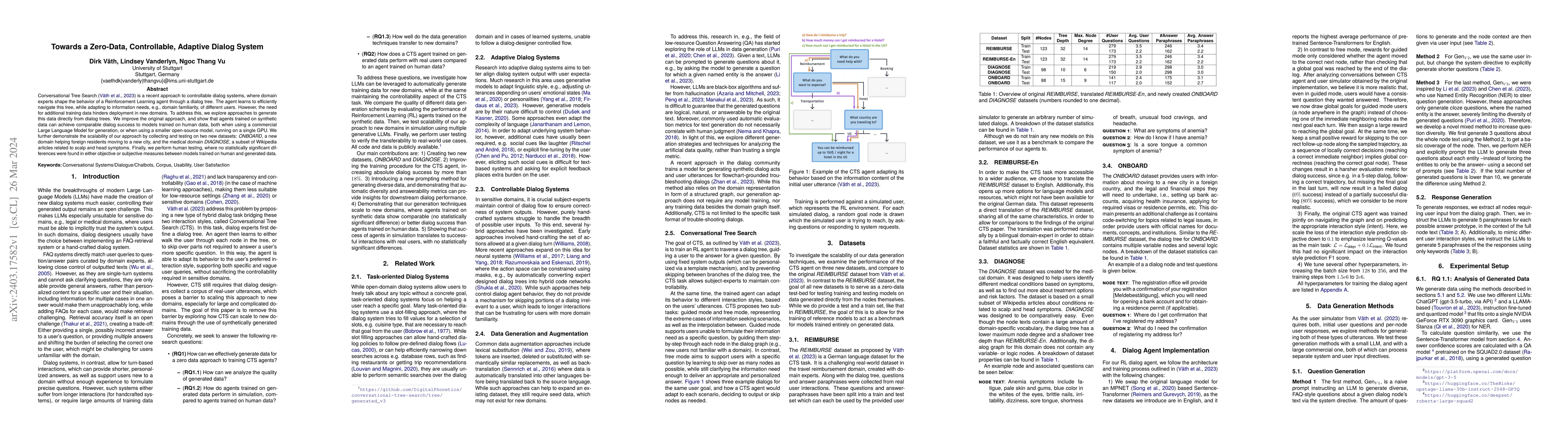 Thumbnail for Towards a Zero-Data, Controllable, Adaptive Dialog System