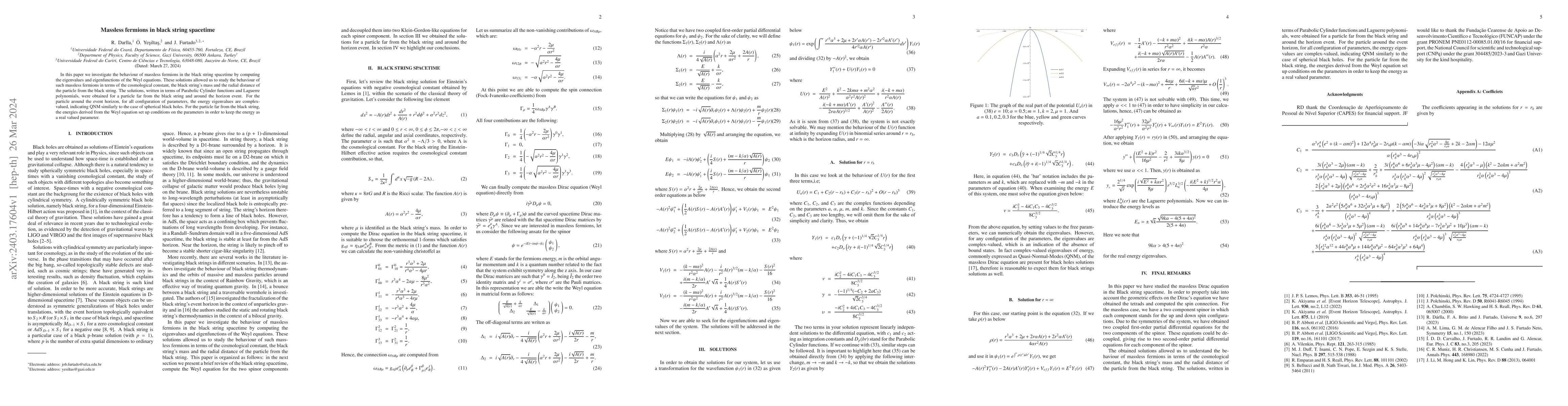Thumbnail for Massless fermions in black string spacetime