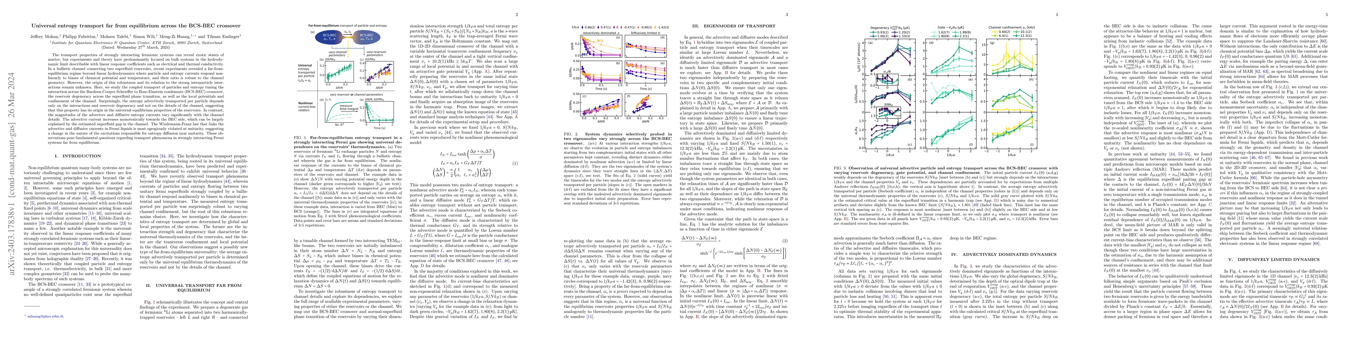Thumbnail for Universal entropy transport far from equilibrium across the BCS-BEC
  crossover