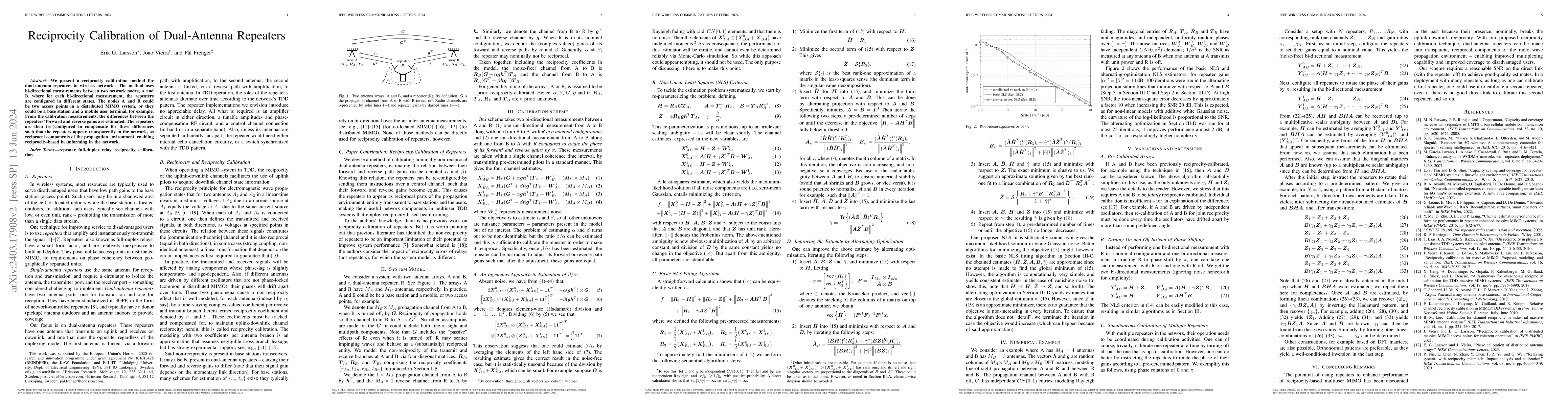 Thumbnail for Reciprocity Calibration of Dual-Antenna Repeaters
